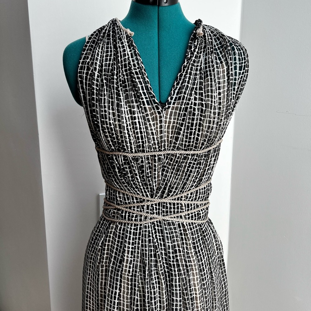 3.1 Phillip Lim Black and White Maxi Dress
